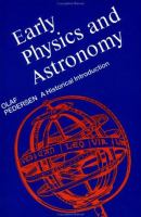 Early physics and astronomy : a historical introduction /