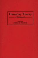 Harmony theory : a bibliography /