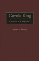 Carole King : a bio-bibliography /