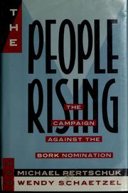 The people rising : the campaign against the Bork nomination /