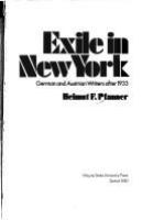 Exile in New York : German and Austrian writers after 1933 /