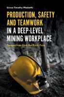 Production, safety and teamwork in a deep-level mining workplace perspectives from the rock-face /