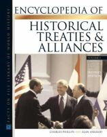 Encyclopedia of historical treaties and alliances