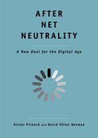 After net neutrality a new deal for the digital age /