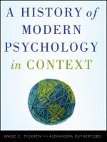 A history of modern psychology in context