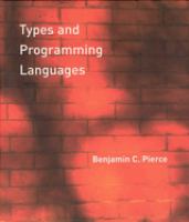 Types and programming languages /