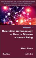 Theoretical anthropology or how to observe a human being