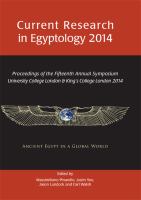 Current Research in Egyptology 2014.