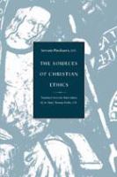 The sources of Christian ethics /