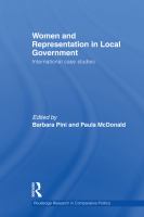 Women and Representation in Local Government : International Case Studies.