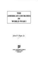 The American churches in World War I /