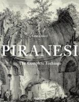 Giovanni Battista Piranesi : the complete etchings = Gesamtkatalog der Kupferstiche = catalogue raisonné des eaux-fortes /