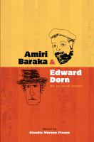 Recencies : Research and Recovery in Twentieth-Century American Poetics: Amiri Baraka and Edward Dorn: the Collected Letters.