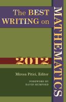 The Best Writing on Mathematics 2012.