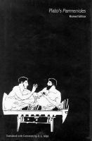 The Dialogues of Plato, Volume 4 : Plato?s Parmenides, Revised Edition.