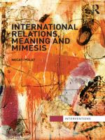 International Relations, Meaning and Mimesis.