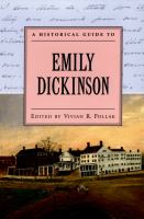 A Historical Guide to Emily Dickinson.