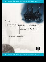 The international economy since 1945