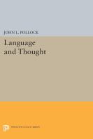 Language and thought /