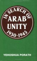 In search of Arab unity, 1930-1945 /