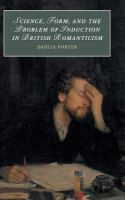 Science, form, and the problem of induction in British Romanticism /