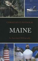 Maine an annotated bibliography /