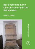 Bar locks and early church security in the British Isles /