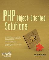 PHP Object-Oriented Solutions