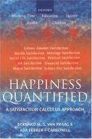 Happiness quantified : a satisfaction calculus approach /