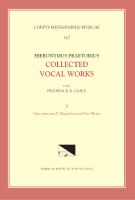 Collected vocal works /