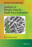 Analysis of Poverty Data by Small Area Estimation.