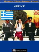 Greece Women in Culture, Business & Travel : A Profile of Greek Women in the Fabric of Society.