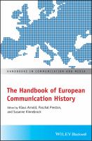 The Handbook of European Communication History.