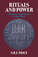 Rituals and power : the Roman imperial cult in Asia Minor /