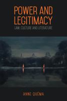 Power and legitimacy : law, culture, and literature /