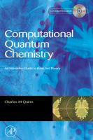 Computational quantum chemistry an interactive guide to basis set theory /