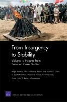 From Insurgency to Stability: Volume II: Insights from Selected Case Studies