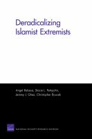 Deradicalizing Islamist Extremists.