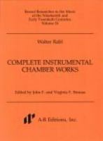 Complete instrumental chamber works /