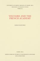 Voltaire and the French Academy /