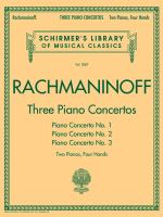Three piano concertos, two pianos, four hands /