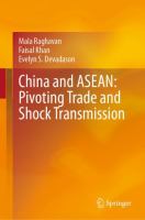China and ASEAN pivoting trade and shock transmission /