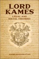 Lord Kames : legal and social theorist /