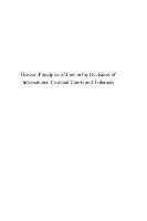 General principles of law in the decisions of international criminal courts and tribunals