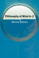Philosophy of mind A-Z /