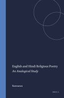 English and Hindi religious poetry, an analogical study /