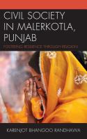 Civil society in Malerkotla, Punjab fostering resilience through religion /