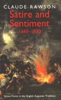 Satire and sentiment, 1660-1830 /