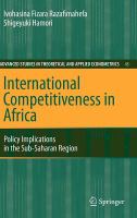 International competitiveness in Africa policy implications in the Sub-Saharan region /