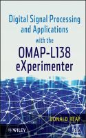 Digital signal processing and applications with the OMAP-L138 eXperimenter